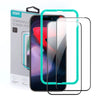 Set 2 folii din sticlă securizată ESR pentru iPhone 15 Pro Max – Negru