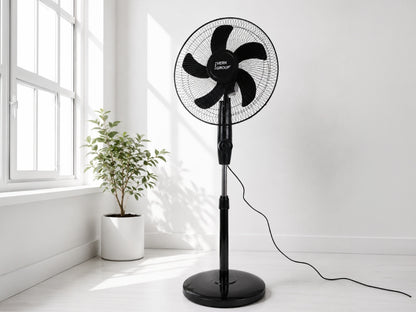 Ventilator cu Picior 40W – Oscilație Automată, 3 Trepte de Viteză, Înălțime Reglabilă, 40cm