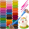 SET PLASTILINĂ INTELIGENTĂ - Modelling Clay - 36 buc + 3 spatule duble pentru modelare