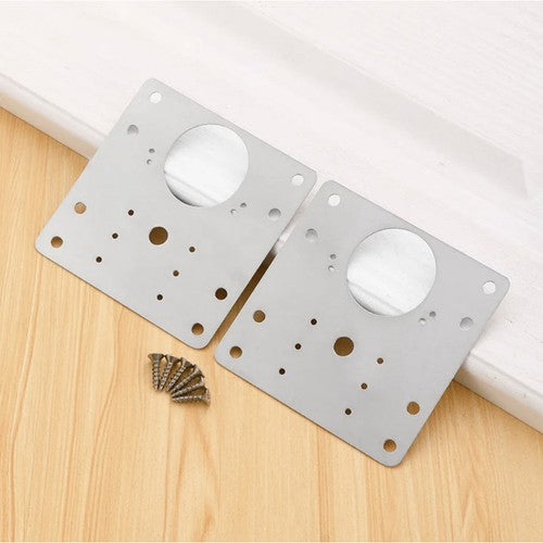 Plăci de Reparare Pentru Balamale de Mobilier - Set de 4 Bucăți