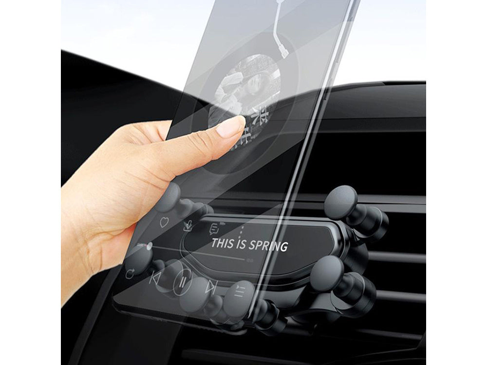 Suport Telefon Auto Premium, Universal, MCT Gravity, Fixare in 6 Puncte