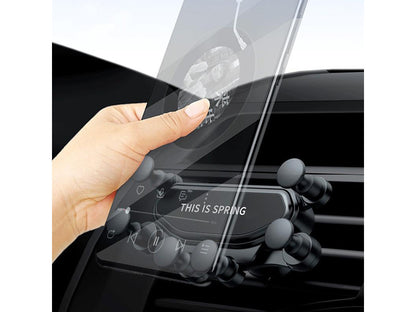 Suport Telefon Auto Premium, Universal, MCT Gravity, Fixare in 6 Puncte