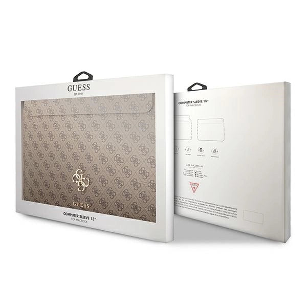 Husă Guess 4G Big Logo pentru laptop Laptop / Macbook Pro / Air 13” – Maro