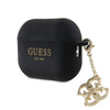 Husă Guess Liquid Silicone Glitter pentru AirPods Pro 2 – Negru