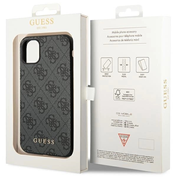 Husă Guess 4G Collection pentru iPhone 11 / XR (6.1”) – Gri