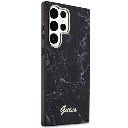 Husă Guess Hardcase Marble pentru Samsung Galaxy S23 Ultra – Negru