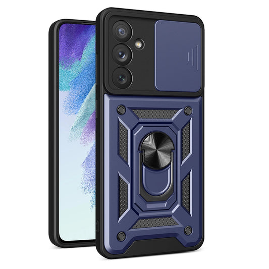 Husă Hybrid Armor Camshield pentru Samsung Galaxy A54 5G – Albastru