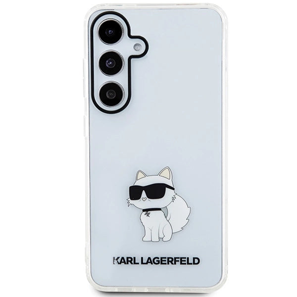 Husă Karl Lagerfeld Choupette IML pentru Samsung Galaxy S24 – Transparentă
