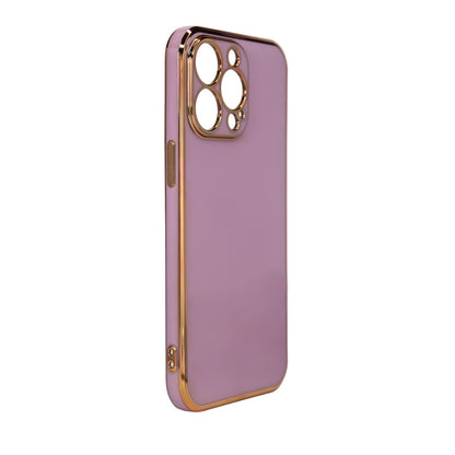 Husă Hurtel pentru iPhone 13 Pro Max – Mov / Auriu