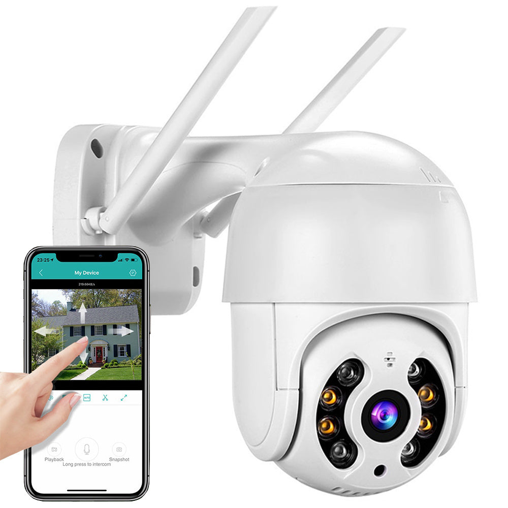 Camera de Supraveghere de Exterior IP WiFi Full HD cu Zoom