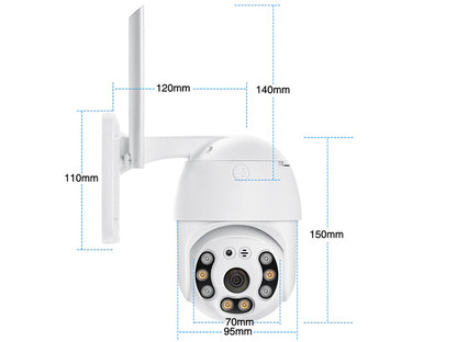 Camera de Supraveghere de Exterior IP WiFi Full HD cu Zoom