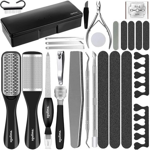 Set Manichiură și Pedichiură Profesional cu 30 de Piese