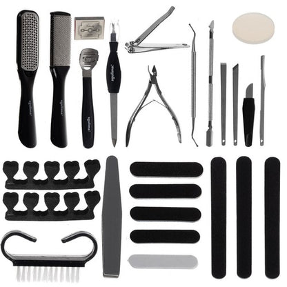 Set Manichiură și Pedichiură Profesional cu 26 de Piese