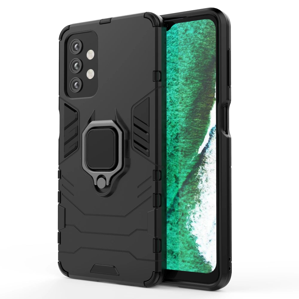Husă Ring Armor Tough Hybrid pentru Samsung Galaxy A13 5G – Negru