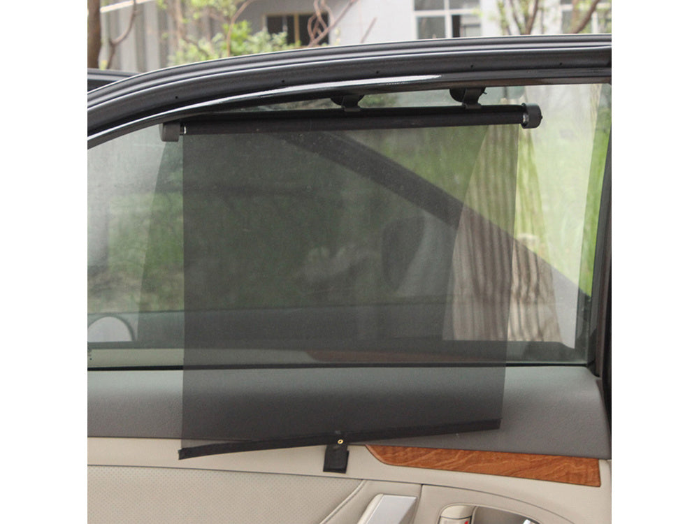 Set 2 Rulouri Parasolare Auto Retractabile – Protecție Solară Eficientă pentru Geamuri Laterale