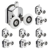 SET 8 ROȚI DUBLE INFERIOARE ȘI SUPERIOARE PENTRU CABINĂ DE DUȘ – 16 PIESE