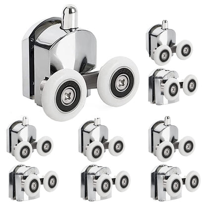 SET 8 ROȚI DUBLE INFERIOARE ȘI SUPERIOARE PENTRU CABINĂ DE DUȘ – 16 PIESE