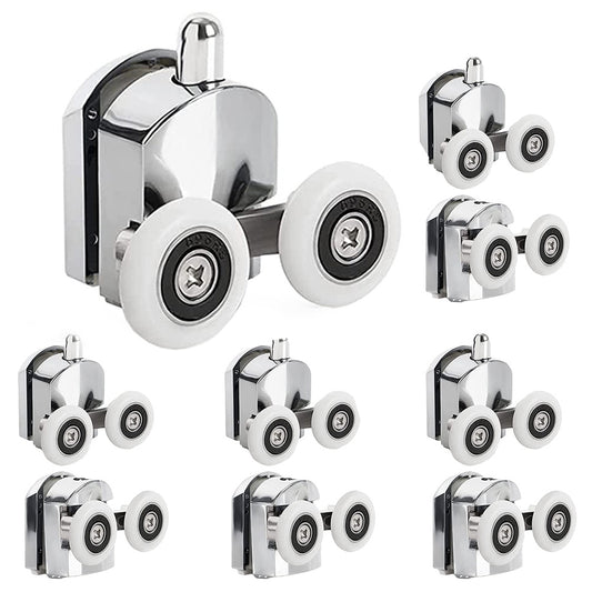 SET 8 ROȚI DUBLE INFERIOARE ȘI SUPERIOARE PENTRU CABINĂ DE DUȘ – 16 PIESE