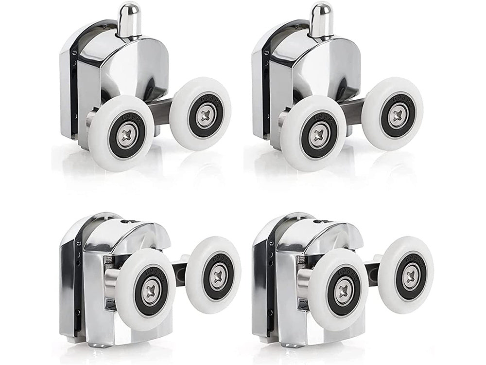 SET 8 ROȚI DUBLE INFERIOARE ȘI SUPERIOARE PENTRU CABINĂ DE DUȘ – 16 PIESE