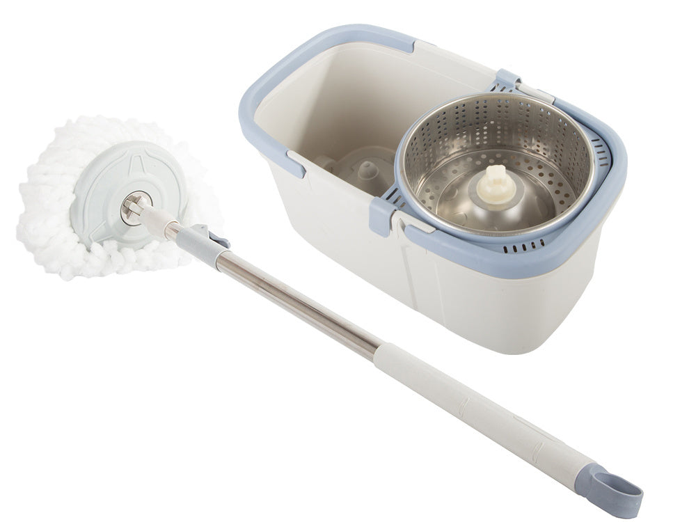 Set Mop Rotativ 360 cu Găleată Turbo 12l și Pad din Microfibră