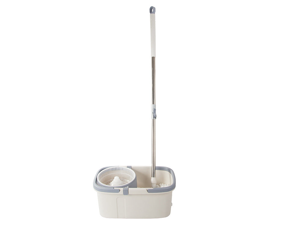 Set Mop Rotativ 360 cu Găleată Turbo 12l și Pad din Microfibră