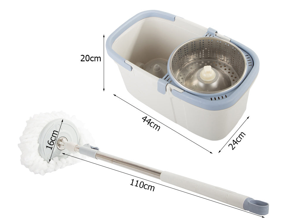 Set Mop Rotativ 360 cu Găleată Turbo 12l și Pad din Microfibră