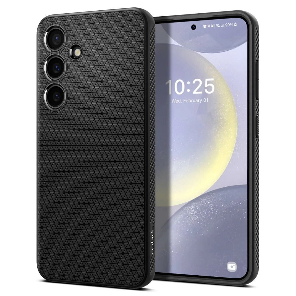Husă Spigen Liquid Air pentru Samsung Galaxy S24 – Negru Mat