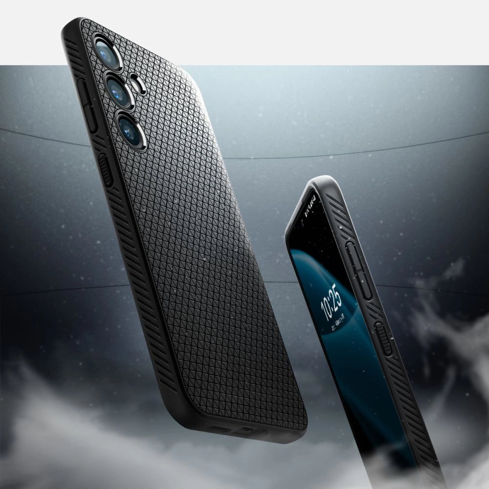 Husă Spigen Liquid Air pentru Samsung Galaxy S24 – Negru Mat