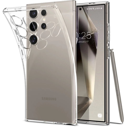 Husă Spigen Liquid Crystal pentru Samsung Galaxy S24 Ultra – Transparentă
