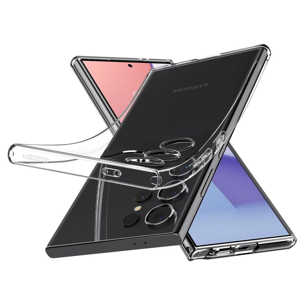 Husă Spigen Liquid Crystal pentru Samsung Galaxy S24 Ultra – Transparentă
