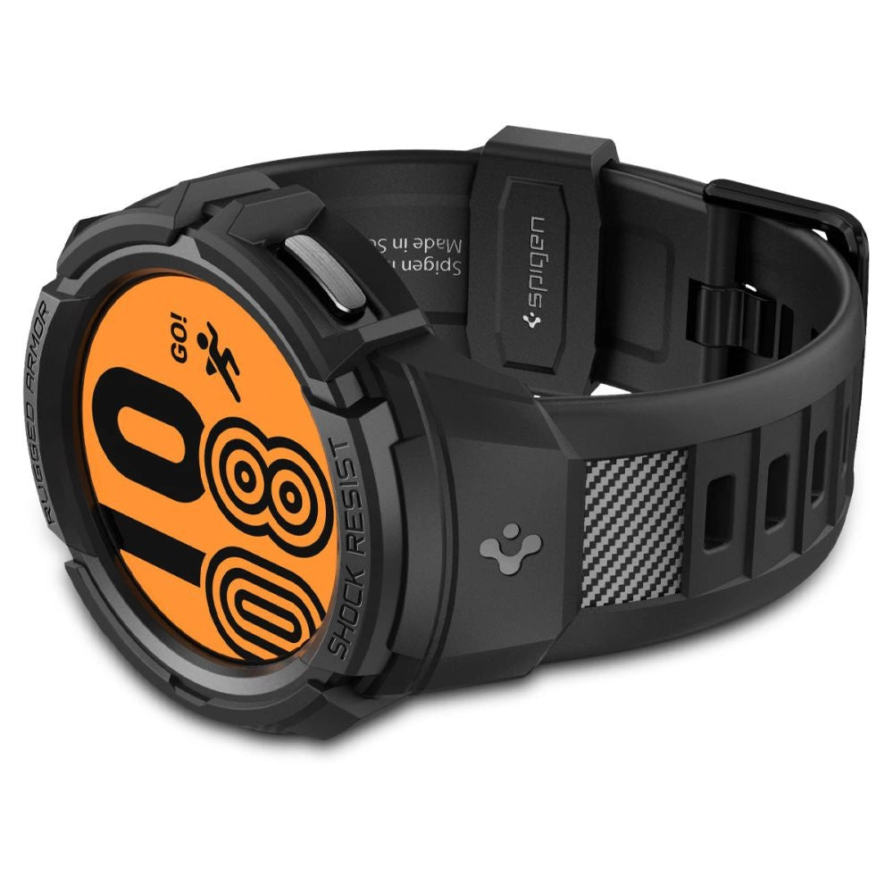 Husă cu curea Spigen Rugged Armor Pro pentru Samsung Galaxy Watch 5 Pro (45 mm) – Negru