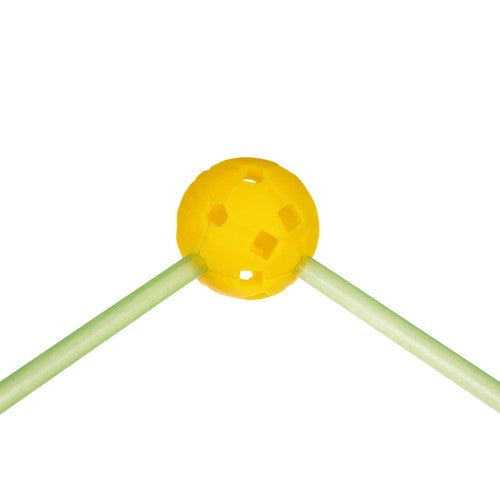 Set Constructie Cort 3D din Paie - Jucarie Interactiva cu 100 Piese