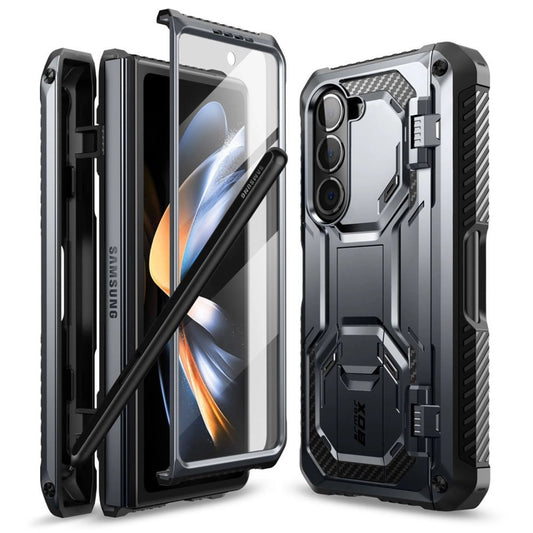 Husa Supcase IBLSN ArmorBox Pen Case pentru Samsung Galaxy Z Fold 5 – Negru