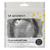 Cablu AUX Wozinsky Mini Jack 3.5mm, Conector Înclinat, 1.5m – Negru
