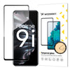 Folie sticlă Wozinsky Full Glue Super Tough pentru OPPO A76 / A36 / Realme 9i – Neagră