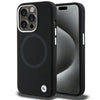 Husa BMW iPhone 15 Pro Case Cover MagSafe Silicone Signature Black