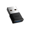 Adaptor Baseus BA04 r Bluetooth 5.0 USB receptor transmisor pentru computer negru.