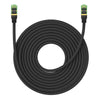 Cablu de rețea Baseus Fast RJ45 Cat. 8, 40Gbps, 15m, împletit, negru