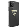 Husa Guess Metallic Collection, pentru iPhone 12 Mini , Negru
