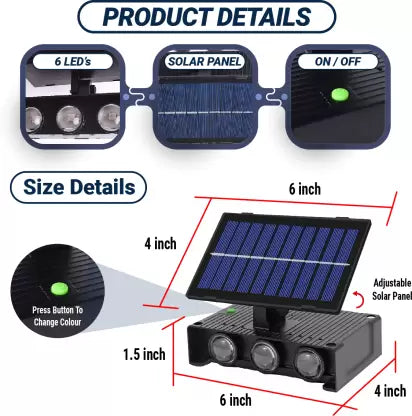 Lampa solara LED, lumina difuza