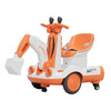 Excavator Electric, Flippy, pe 4 Roti Antiderapante, cu Telecomanda, Brat Controlat Electric, cu Telecomanda, +2 Ani, Portocaliu-0