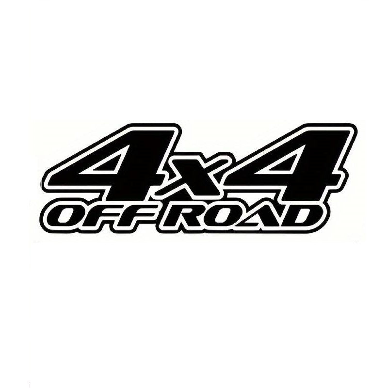 Sticker autoadeziv pentru vehicule Off Road, model "4x4 Off Road", dimensiune 29 x 11 cm, culoare Neagra-1