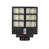 Lampa solara stradala Flippy, cu telecomanda, senzor de miscare si lumina, suport prindere, 480 LED-uri, IP65, ABS, 15AH, 300W, temperatura culoare 6500K, 44.6x34.8x7.2 cm, autonomie 10-12 ore, negru-0