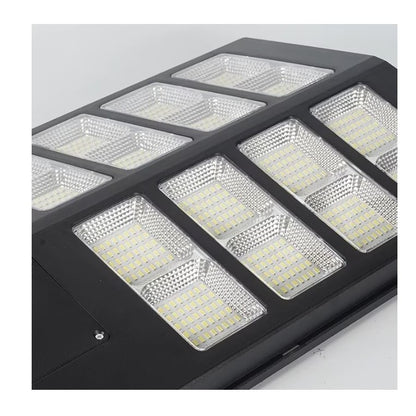 Lampa solara stradala Flippy, cu telecomanda, senzor de miscare si lumina, suport prindere, 640 LED-uri, IP65, ABS, 20AH, 400W, temperatura culoare 6500K, 59.7x34.8x7.2 cm, autonomie 10-12 ore, negru-2