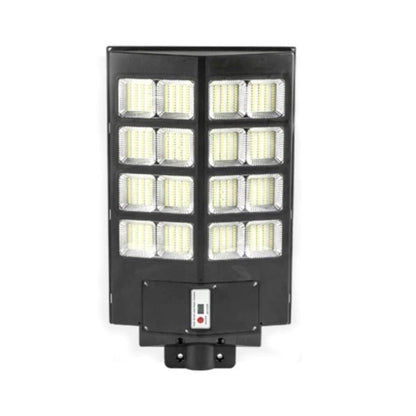 Lampa solara stradala Flippy, cu telecomanda, senzor de miscare si lumina, suport prindere, 640 LED-uri, IP65, ABS, 20AH, 400W, temperatura culoare 6500K, 59.7x34.8x7.2 cm, autonomie 10-12 ore, negru-0