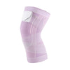 Orteza Elastica pentru Genunchi, Flippy, Ajustabila cu Bretele Elastice, Banda pentru Compresie, Material Respirabil, Marime XL, Culoare Roz-0