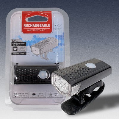 Far cu LED proiector pentru bicicleta\trotineta, Flippy, reincarcabil, cablu USB inclus, 3 moduri de lumina, IPX4, Negru, 6.5x2.9x2.3 cm-2
