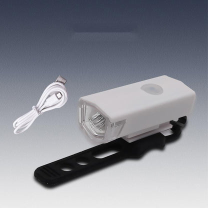 Far cu LED proiector pentru bicicleta\trotineta, Flippy, reincarcabil, cablu USB inclus, 3 moduri de lumina, IPX4, Alb, 6.5x2.9x2.3 cm-5