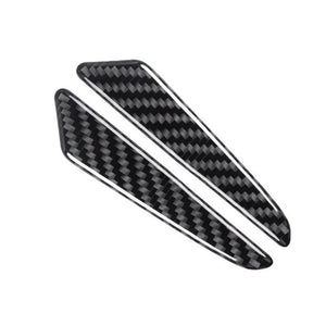 Set 8 elemente de protectie usa "Imitatie Carbon", flexibile, autoadezive, culoare Neagra-0