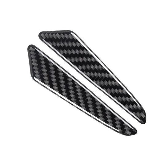 Set 8 elemente de protectie usa "Imitatie Carbon", flexibile, autoadezive, culoare Neagra-0